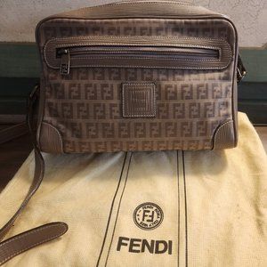 Vintage FENDI Zucca Print Designer Bag
